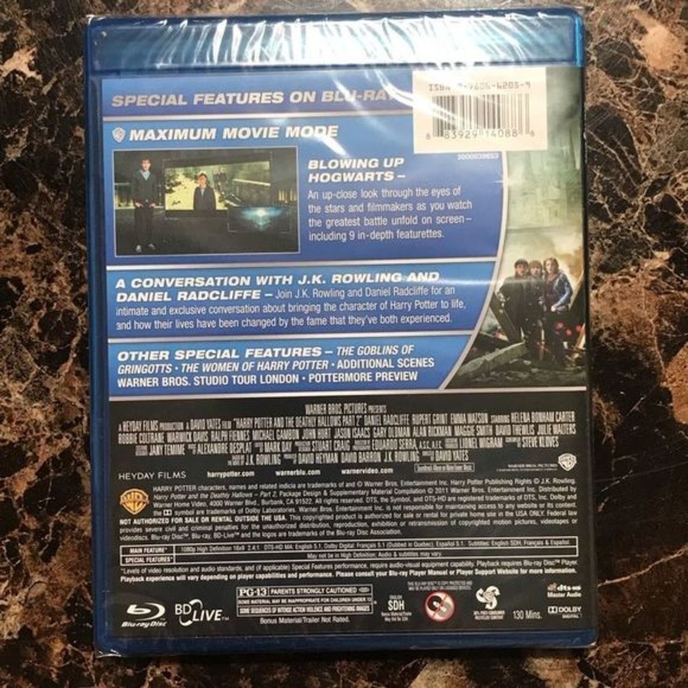 Harry Potter and the Deathly Hallows Part 2 Blu-Ray + DVD - Picture 5 of 5